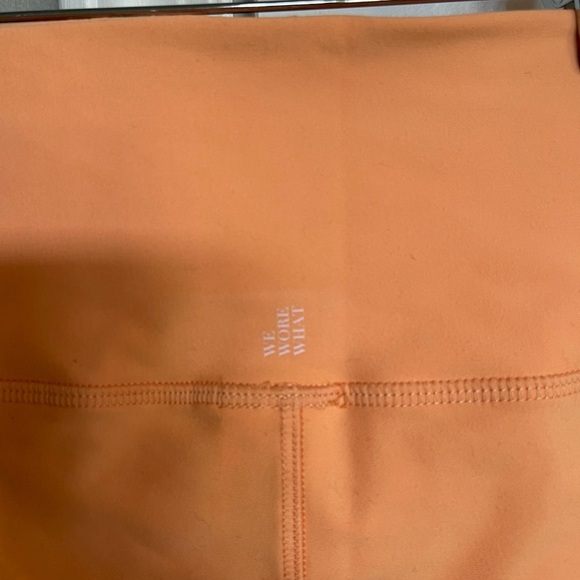 NEW Revolve WeWoreWhat Lace Up Biker Short Orange XS - Picture 5 of 7